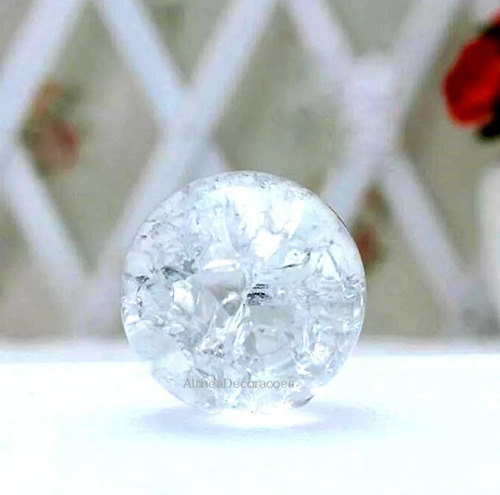 Bola De Vidro Para Fonte De Água Esfera Cristal 4 Cm