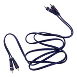 Cable Audio 90 Cm Rca Stereo 2x2 M/m Lujo Grueso Aw X 2 Htec