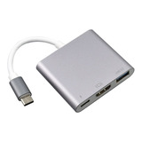 Cabo Adaptador Usbc 3.1 Tipoc Hdmi Usb Dex Thunderbolt 3.0