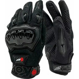 Guantes Negro Motociclista Kov Delta Touch Screen Limpiamica