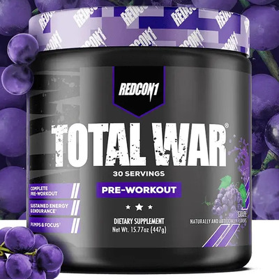 Pre Entreno Redcon1 Total War Sabor Uva En Bote De 441g | MercadoLibre