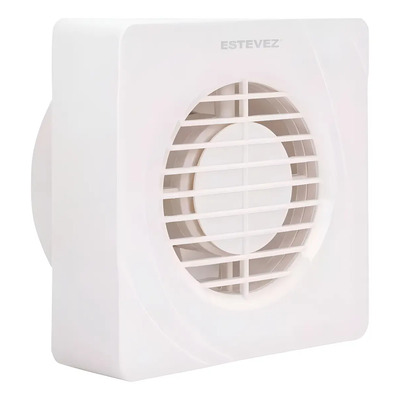 Estevez Extractor De Aire Para Baño 6'' 1106 Muro\u002Ftecho Color Blanco | Meses sin interés