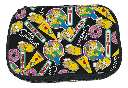 Cartuchera Canopla Trend Los Simpsons Textil Grande Mooving