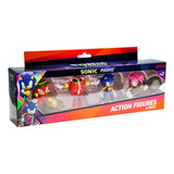 Sonic Pack X 4 Figuras Articuladas 7cm Colitas - Dr Eggman - Sonic - Rouge