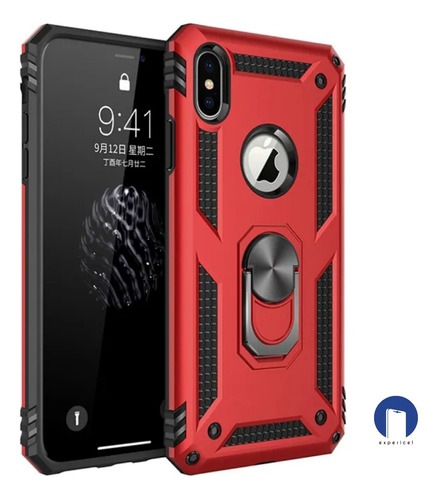 Funda Anillo Para iPhone 11 Con Mica De Cristal 5d