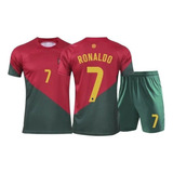 Playera De Portugal Nº 7 De Cristiano Ronaldo