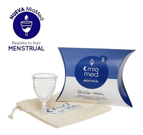 Copa Menstrual: Miamed Talla S O M  Traslúcida