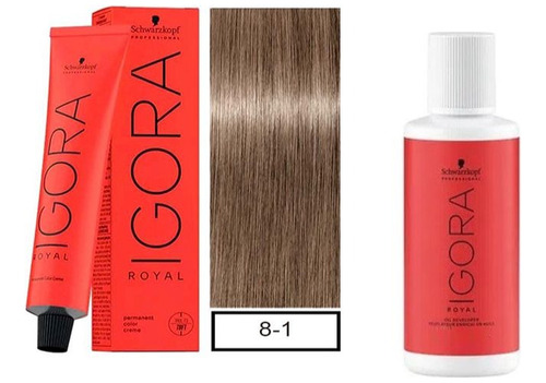 Tintura Igora Royal 8-1 + Oxidante 60ml Schwarzkopf