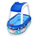 Piscina Inflable Con Toldo 2.13x1.55x1.32m Bestway