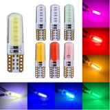 6 Cocuyo,bayoneta,bombillo Fijo Led T10 Colores Moto/carro U