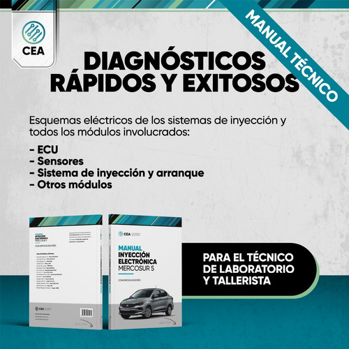 Manual Inyección Electrónica Mercosur 5 - Cea  Novedad 2023!