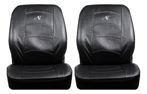 Funda Cubre Asiento Símil Cuero At Amarok Ranger S-10 Toyota 2 Butacas Cabina Simple