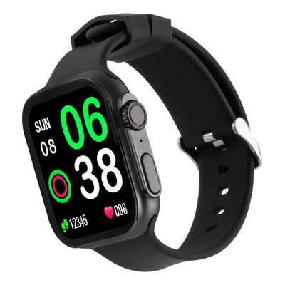 Smartwatch Mobo Knock Negro Resistente al agua Contesta llamadas Asistente de Voz Amplia Compatibilidad Registra tu pasos y bloques de ejercicio - Reloj Inteligente - Smartwatch - Monitoreo de salud | Envío gratis