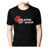 Playera Black Gears Of War Gamer