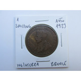 Antigua Moneda Imperio Britanico 1 Shilling Bronce Año 1923 