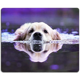Golden Retriever Dog Swimming Mouse Pad, Gaming Creativity, 