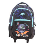 Mochila Carrito Carro Discovery Reforzada Escolar 18 