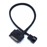 2 Cables Alimentacion Sata 3/4 Pines Hembra A 15 Pines Ma...