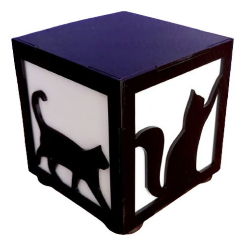 Mini Luminarias Gamers - Geek Luminárias Diversos Modelos Estrutura Gatinho - Gato