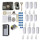 Kit Citofonía 10 Aptos + Cerradura Eléctrica + 20 Tag Hycomm