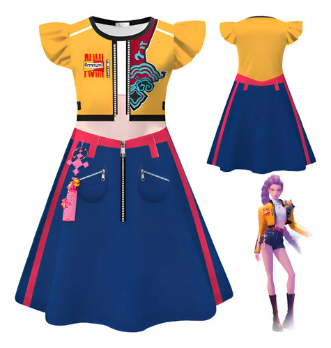 Anime Kpop Demon Hunter Cosplay Rumi Ropa De Vestido