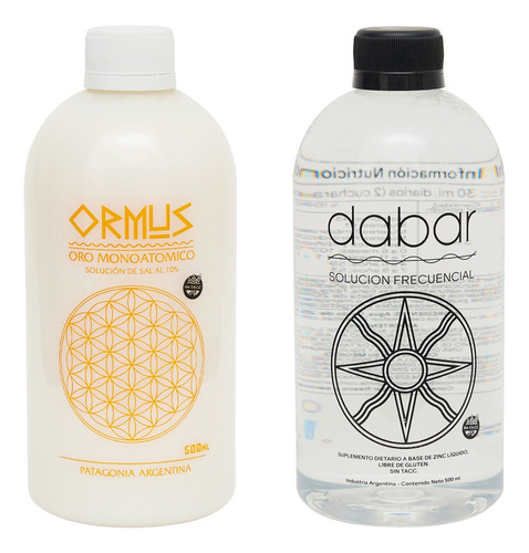 Combo Solución Frecuencial + Ormus Oro Monoatómico 500 Ml