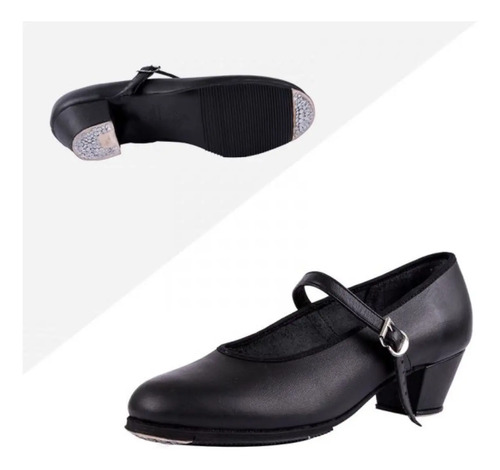 Zapato Dama Baile Folklor Miguelito 1740 Piel (17 - 21.5) (1