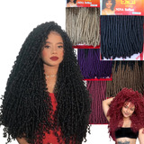 Cabelo Cacheado Dread Original Nina Softex Crochet Braids