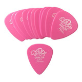 Plumilla Dunlop Tortex Para Guitarra 12 Pzas. 71mm Pink
