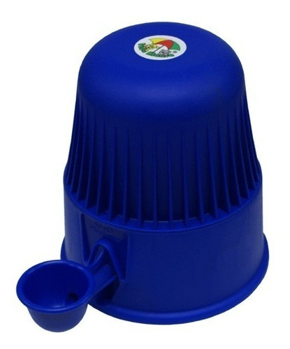 Bebedouro Para Animais De Estimação  Automático Vida Mansa Comedouro / Bebedouro Com Capacidade De 2l Cor Azul-escuro