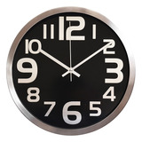 Reloj De Pared Moderno De Metal De 12 Pulgadas, Reloj De Par