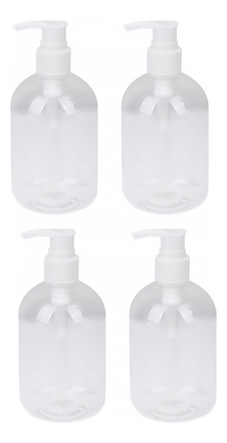 Botellas De Champú De Gel De Ducha Recargables De 350 Ml, 4