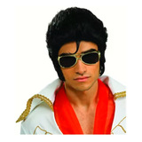 Peluca Elvis Presley Cotillon Disfraz El Rey Style