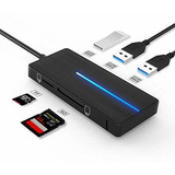 Usb Concentrador Usb 3 0 Hub Hub Usb Tipo C Con Sd Tf R...