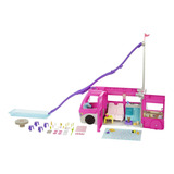 Set De Juego Camper De Barbie De Los Sueños Con 7 Áreas, 1 Tobogán Y Más De 60 Accesorios