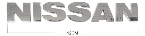 Emblema Nissan Cromado 12cm Foto 2