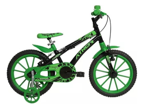 Bicicleta Infantil Athor Baby Lux Aro 16 Masculina C/rodinha