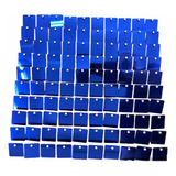 Shimmer Wall Panel Pared Cortina 30x30 Cms Azul X 2 Unidades