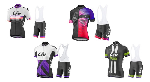 Uniforme Completo Mujer Ciclismo Ruta Mtb Badana Gel