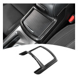 Carbon Fiber Water Cup Holder Cover Trim Decor Sticker For  