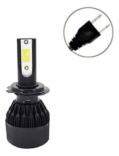 Par De Lampada Led Automotiva H1 H3 H4 H7 H11 Branca Fria