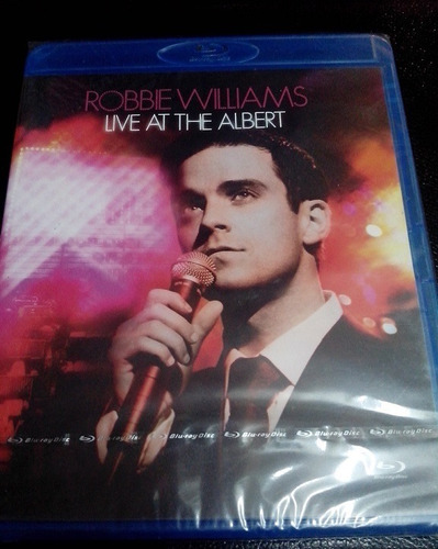 Robbie Williams - Live At The Albert - Blu Ray Lacrado. Raro