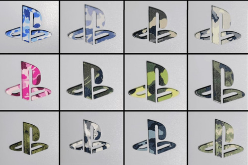 Kit 12 Adesivos Para Playstation 5 Faceplate Personalizado