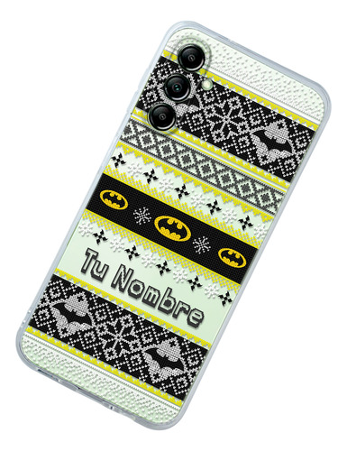 Funda Para Galaxy Batman Ugly Sweater Navidad Con Tu Nombre