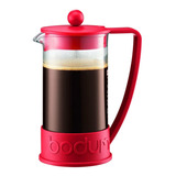 Cafetera Bodum Brazil 10938 10938-143b Roja Prensa Francesa