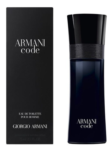 Armani Code De Giorgio Armani Edt 75ml Men
