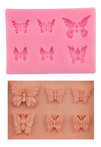 Molde Silicona Mini Mariposas