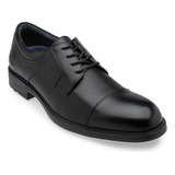 Zapato Dockers Caballero Casual  Piel D2124751 Negro Moda