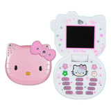 Nuevo Teléfono Plegable Hello Kitty De Dibujos Animados
