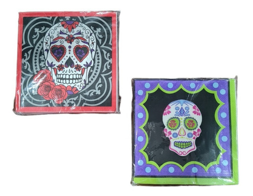 Servilletas De Papel Para Decoración Halloween Catrina